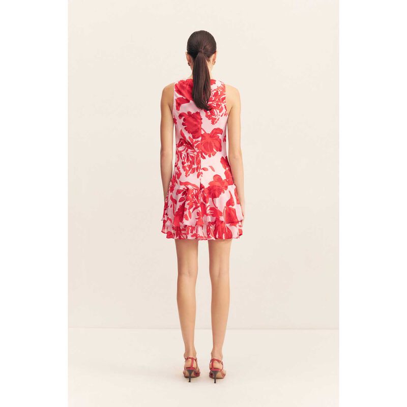 Shona Joy Aleyna Ruffle Mini Dress image number 1